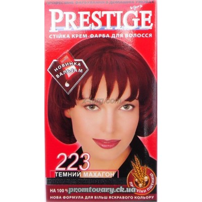АкціяФарб.д/вол  Престиж 223 темно-махагоновий /наб.