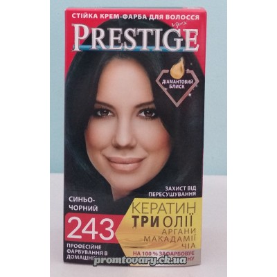 АкціяФарб.д/вол  Престиж 243 синьо-чорний /наб.