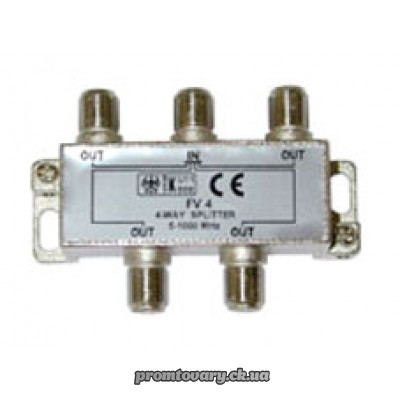 Антенний розгалужувач in1-out4 Eurosky 5-1000MHz