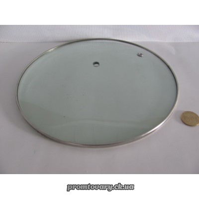 Кришка склянна д/кастр.22см /шт