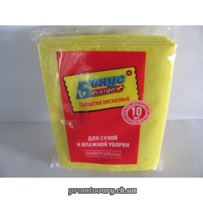 АкціяСерв.віскозна Бонус(30х38см) /10шт 
