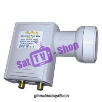 Sat-конвектор Un.Twin (2) SkyGate SG12 0,2dB, позол.вихід, видв.футляр