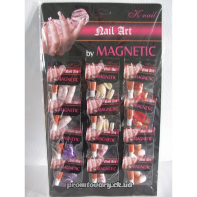Накл.нігті з малюнком К'Nail magnetic на планш./компл