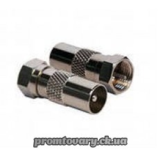 Антенний штекер з з'єднувачем F