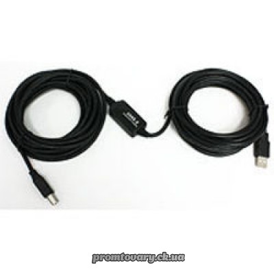 Кабель USB AM/BM 10м Viewcon VV013 активний (принтер, сканер)