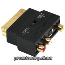 Переход Скарт-Тюльпан-S-video чорний