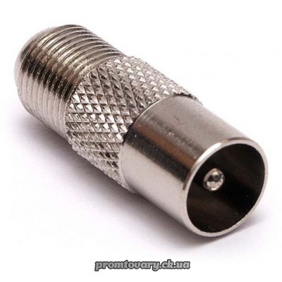 Антенний штекер TV під F-RG6 (IECM-FF)