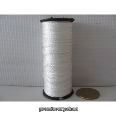 Нитка капрон обувна біла /шт