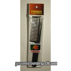 Розчоска плоска Flowers з ручкой велика 409 /шт