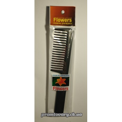 Розчоска плоска Flowers з ручкой велика 409 /шт