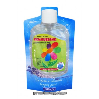 Мило рідке дит.Дой-пак Fitodoctor Семицветик /300мл 