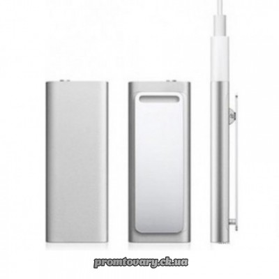 MP3 плеєр Ergo Zen Lattle, 2Gb, USB2.0 сріблястий гар6міс