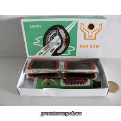 Клей-латка д/камер RED SUN RS2400/2401 24лат.45*30мм+клей