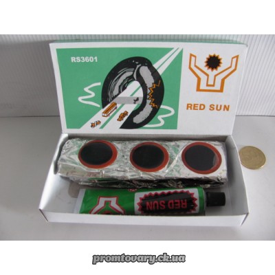 Клей-латка д/камер RED SUN RS3601 36лат.d 25мм+клей