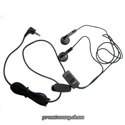 Тф.моб.аксесуар гарнітура Nokia HS-47 штир2,5mm