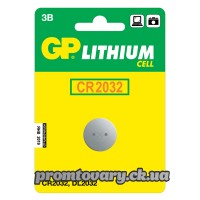 Елемент диск СR2032 GP СR2032-С5 3v блістер ПОШТУЧНО