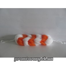 Губка банна мочалка Косичка з ручк./шт