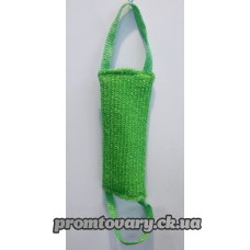 Губка банна мочалка з ручк.Бум жорстка мала (28х11) /шт