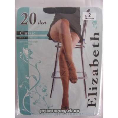 Колготки капр. Elizabeth 20ден 2р. Чорн. /шт