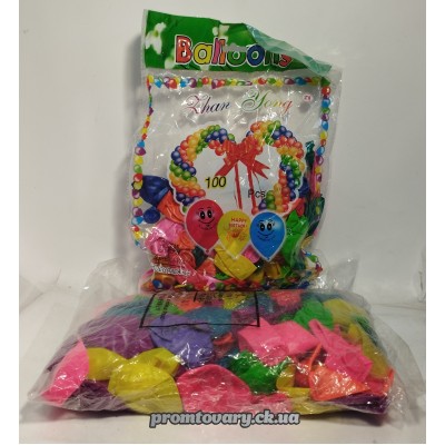 Повітряна куля Gemar Ballons "8 mix 80801 (21см) /100шт