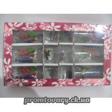 Стакан+чарка набір з мал.Едельвейс 8260/8261 стак.вис.230мл+чарка 50мл/12шт 