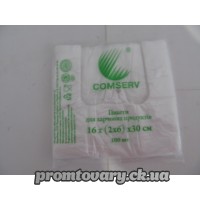 Пакет майка Comserv 16х30 /100шт Пакет майка Comserv 16х30 /100шт