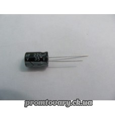 Конденсатор 220µF 35v 105° d8 h11,5