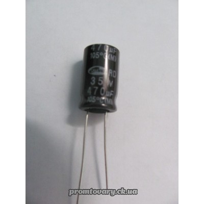 Конденсатор 470µF 35v 105°C d10 h15