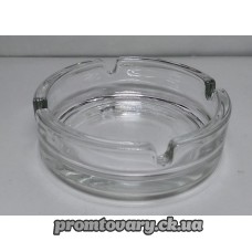 Попільничка скло кругла d100 /шт арт.02с1015