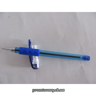 Ручка шарикова Ball Pen Tianjiaozi 501Р гумовий гріп синя /шт