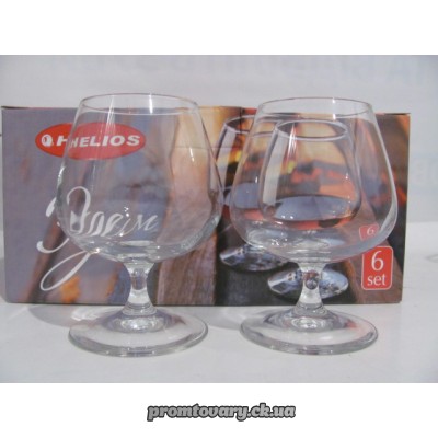 Бокал набір Helios Едем коньяк 410мл /6шт арт. 8349