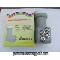 Sat-конвектор Un.Quad (4) Eurosky UQP5 0,3dB