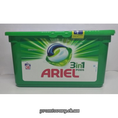 Капсули д/прання Ariel 3в1 Pods /ПОШТУЧНО 