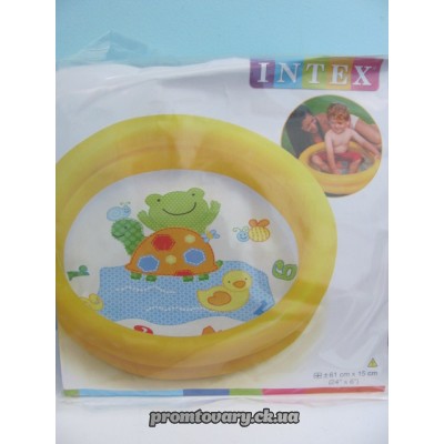 Басейн дитячий Intex 61см х 15см (24"х6") арт.59409 Басейн дитячий Intex 61см х 15см (24"х6") арт.59409
