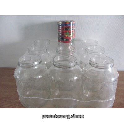 Банка-твіст скло 1.5л (82)
