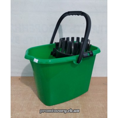 Відро д/швабри MOP овал.12л з віджимом Альфа /шт