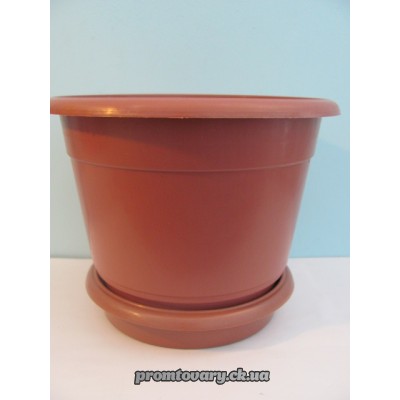 Горшок д/вазон.Финка з/підст.d16.5 h140 2л.кор./шт