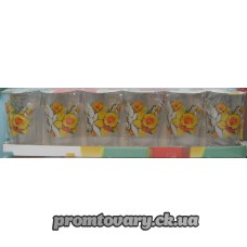 Стакан набір з мал. Прем'єра 250мл низькі /6шт арт.8223