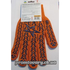 Рукавиці робочі Doloni зірка оранж (крепкі) /пара арт.564