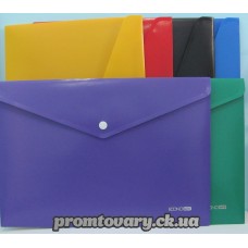 Папка пластик кнопка Economix 31305 А4 непрозора, матова./шт