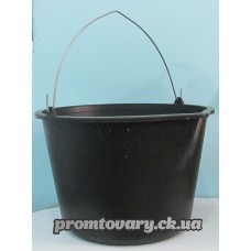 Відро пл. госп. 12л мет. ручка Будівельне з міркою з носиком  /шт