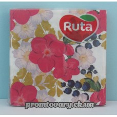 Серветка Рута велика 33х33 2 шар.флора /20шт