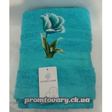 Рушник банний середн. Квітка узор махр. 400*880мм/шт