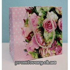 Сумка д/подарунків квадрат д/чашки 16х16х7 /шт