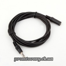 З'єднувач Аудіо папа3,5мм->мама3,5мм 1.5m Gembird CCA423 