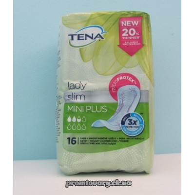 Прокл.уролог. Tena Lady slim mini plus ***/16шт Прокл.уролог. Tena Lady slim mini plus ***/16шт