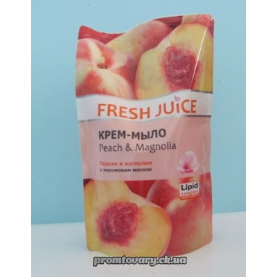 АкціяМило-крем рідке Дой-пак Fresh juice Peach & magnolia /460мл