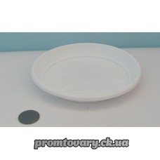 Поддон д/горшка d11см білий тера №17