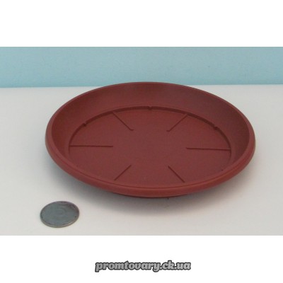 Поддон д/горшка d11см коричн. тера №17