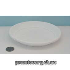 Поддон д/горшка d13см білий тера №20